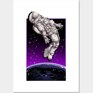 Astronaut's Freedom in Space Posters and Art